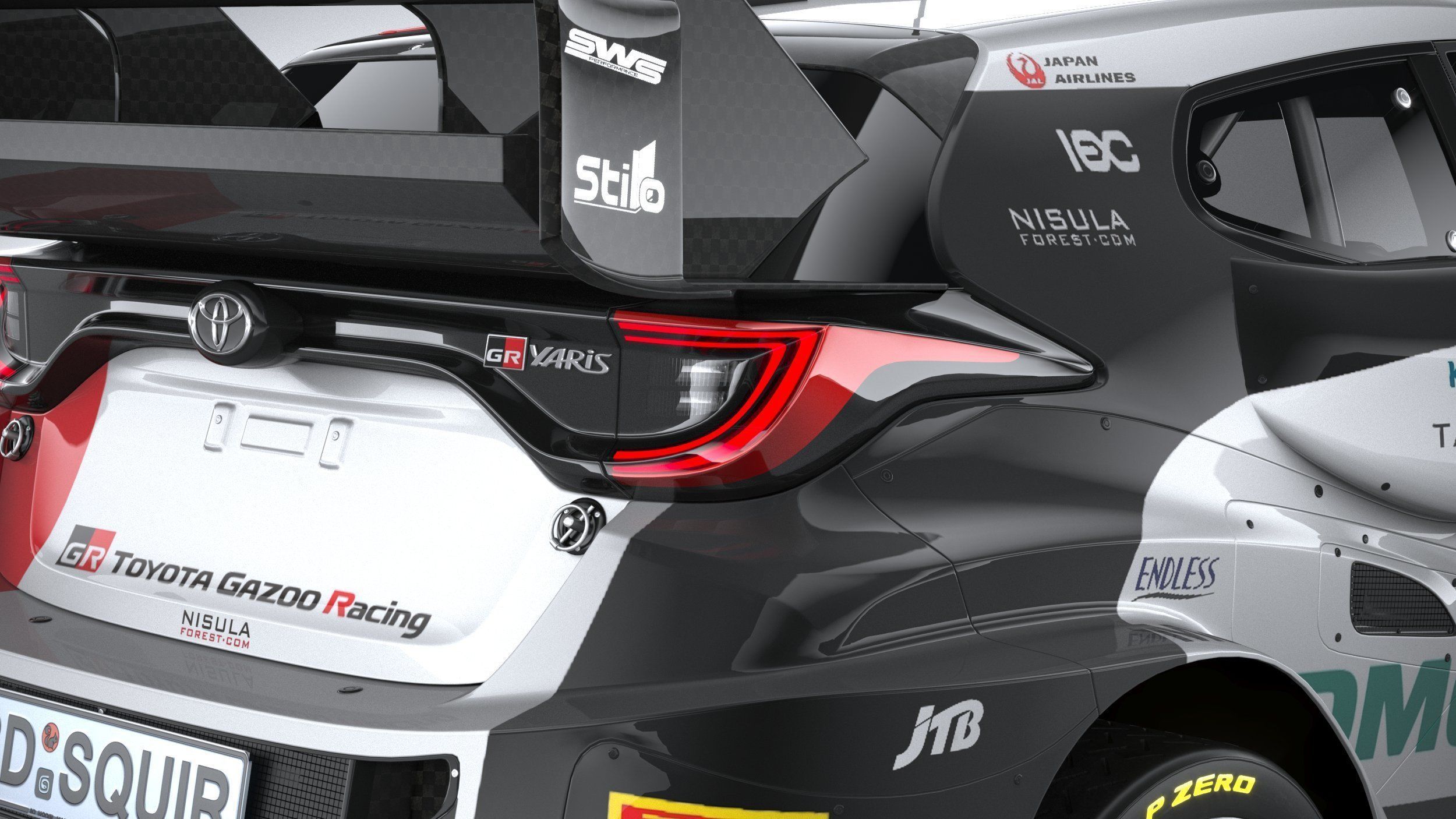 Toyota Yaris GR WRC 2022 3D model_18