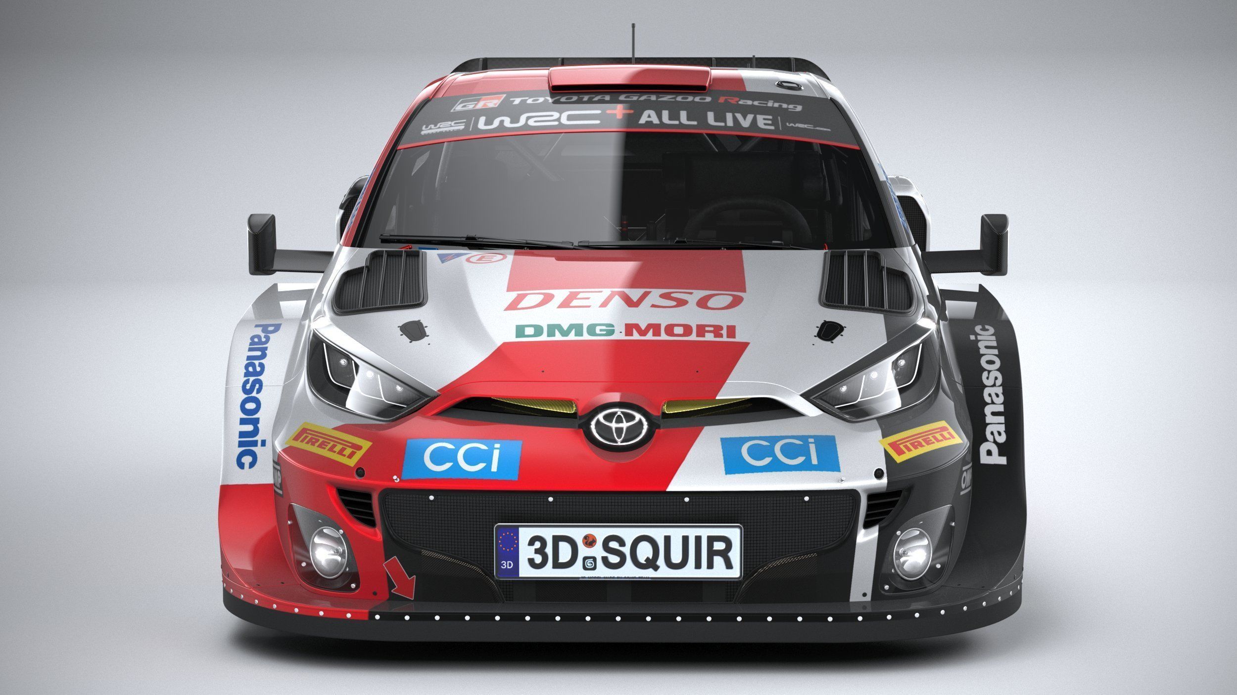 Toyota Yaris GR WRC 2022 3D model_13