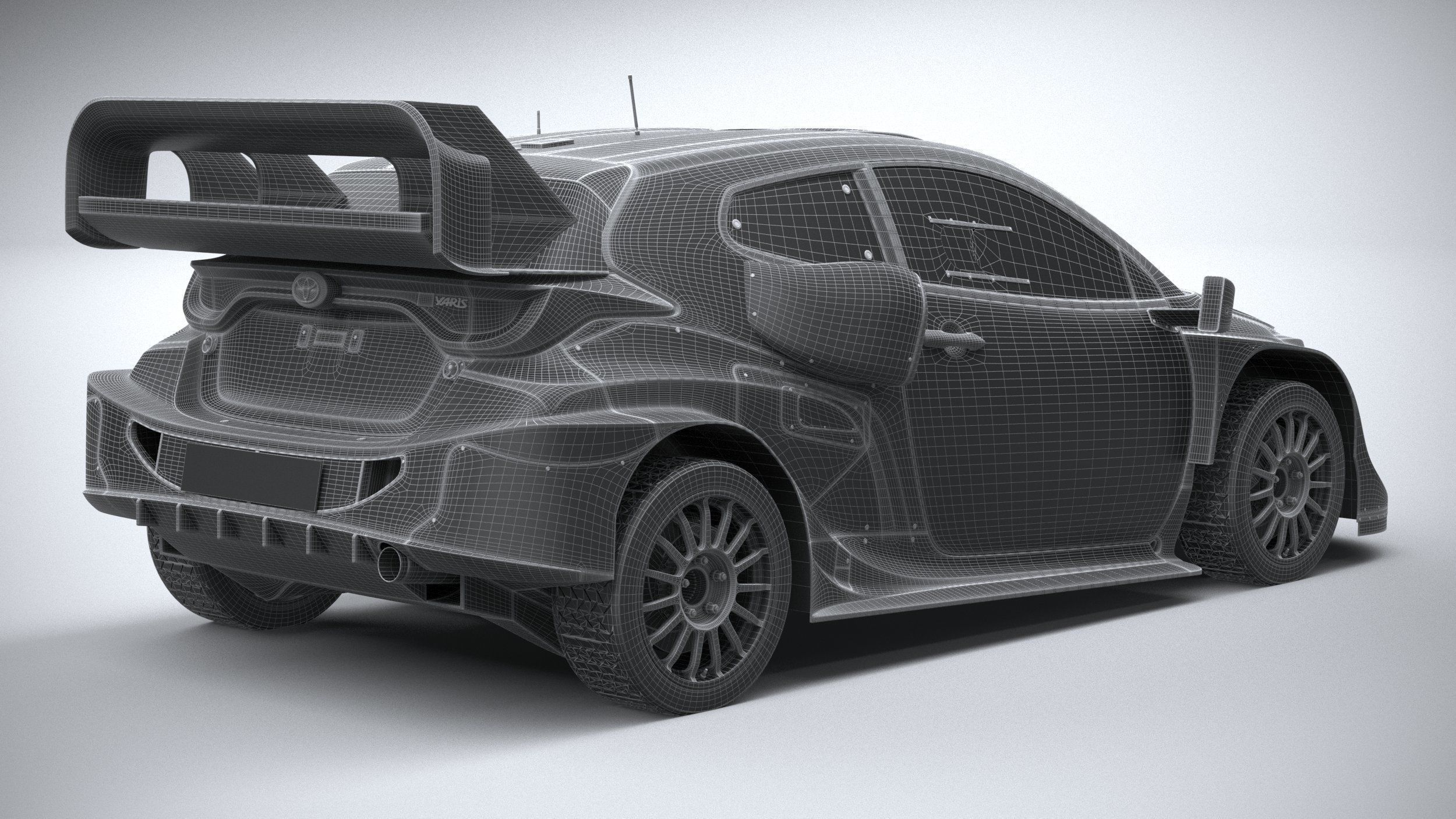 Toyota Yaris GR WRC 2022 3D model_32