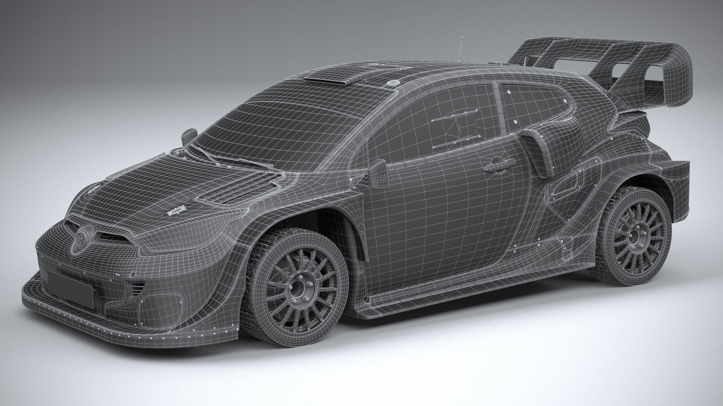 Toyota Yaris GR WRC 2022 3D model_33
