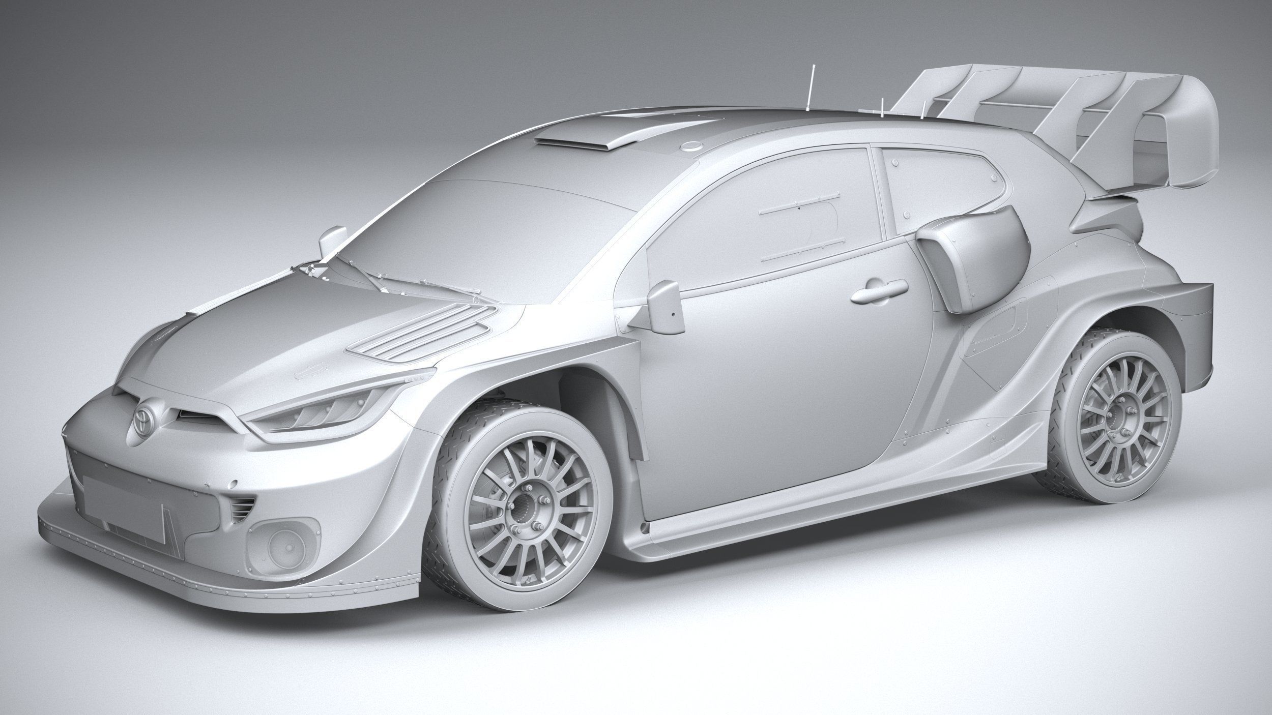 Toyota Yaris GR WRC 2022 3D model_19