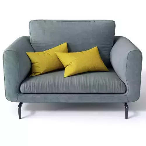 armchair-flamingo armchair velvet with pillows