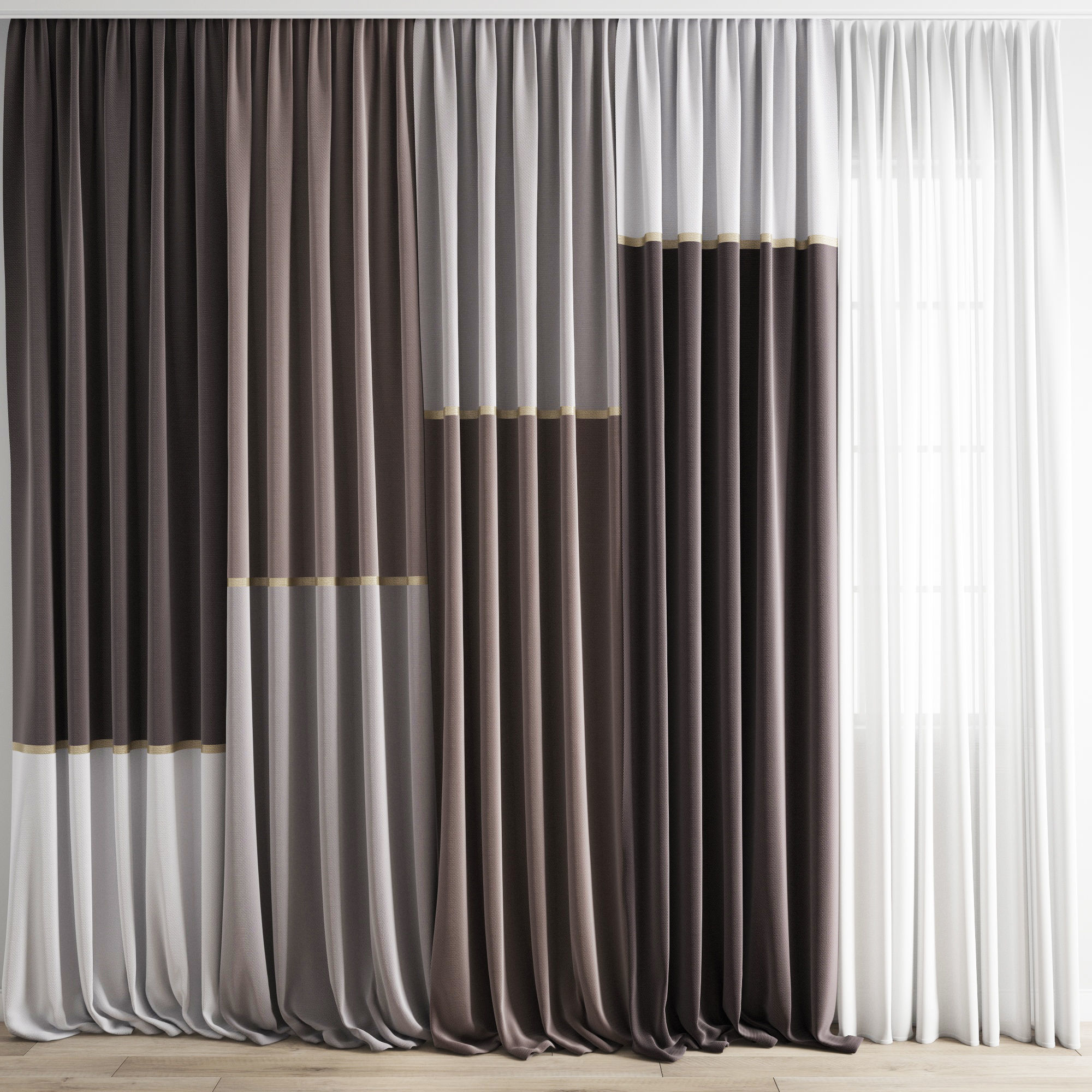 Curtain 259 3D model_5