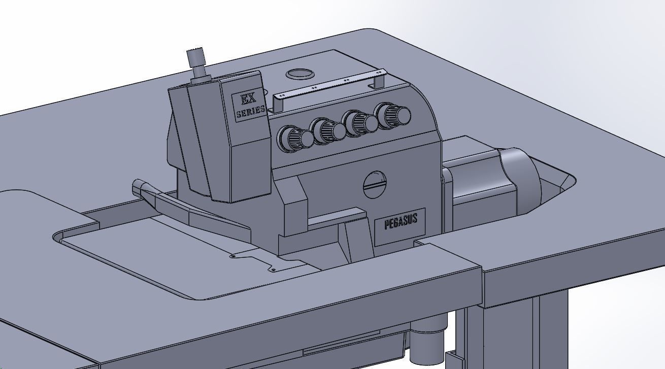 Sewing Machines PEGASUS 3D model_5
