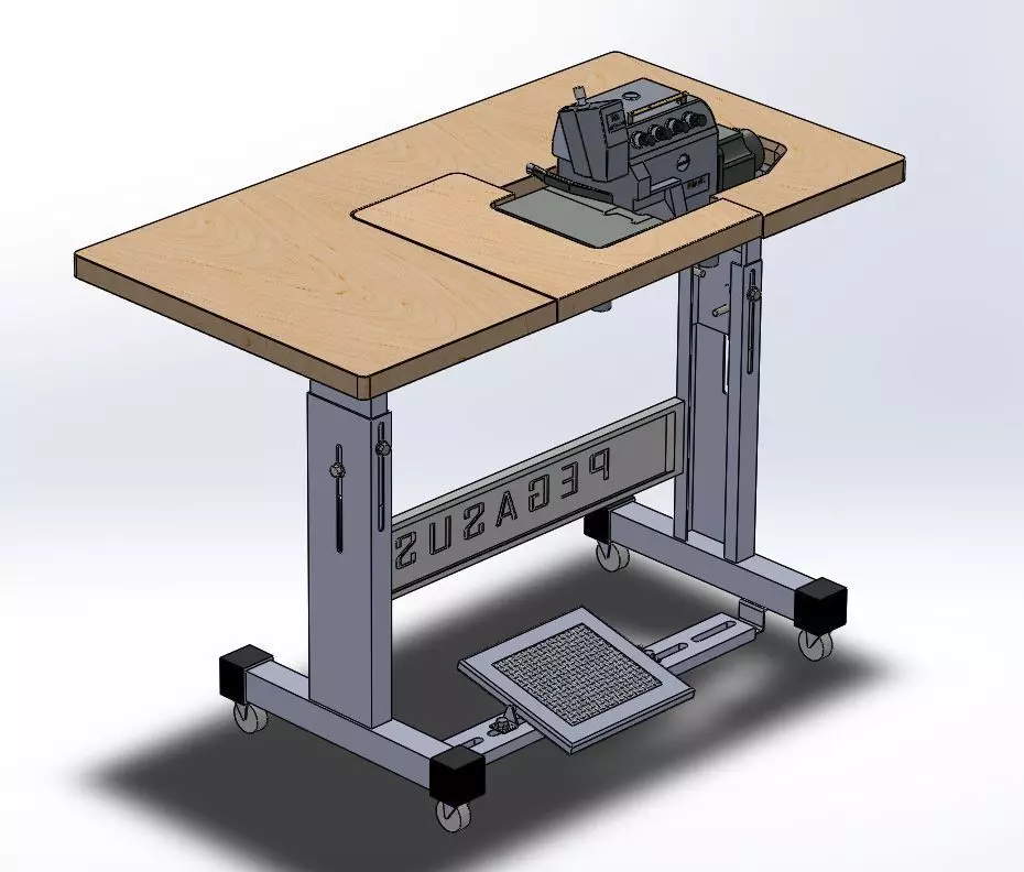 Sewing Machines PEGASUS 3D model_0