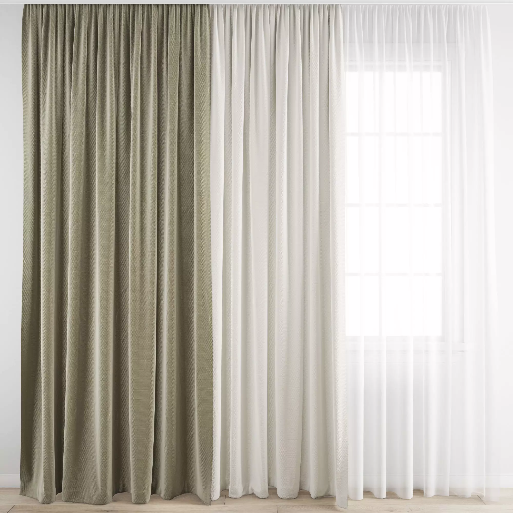 Curtain 262 3D model_0