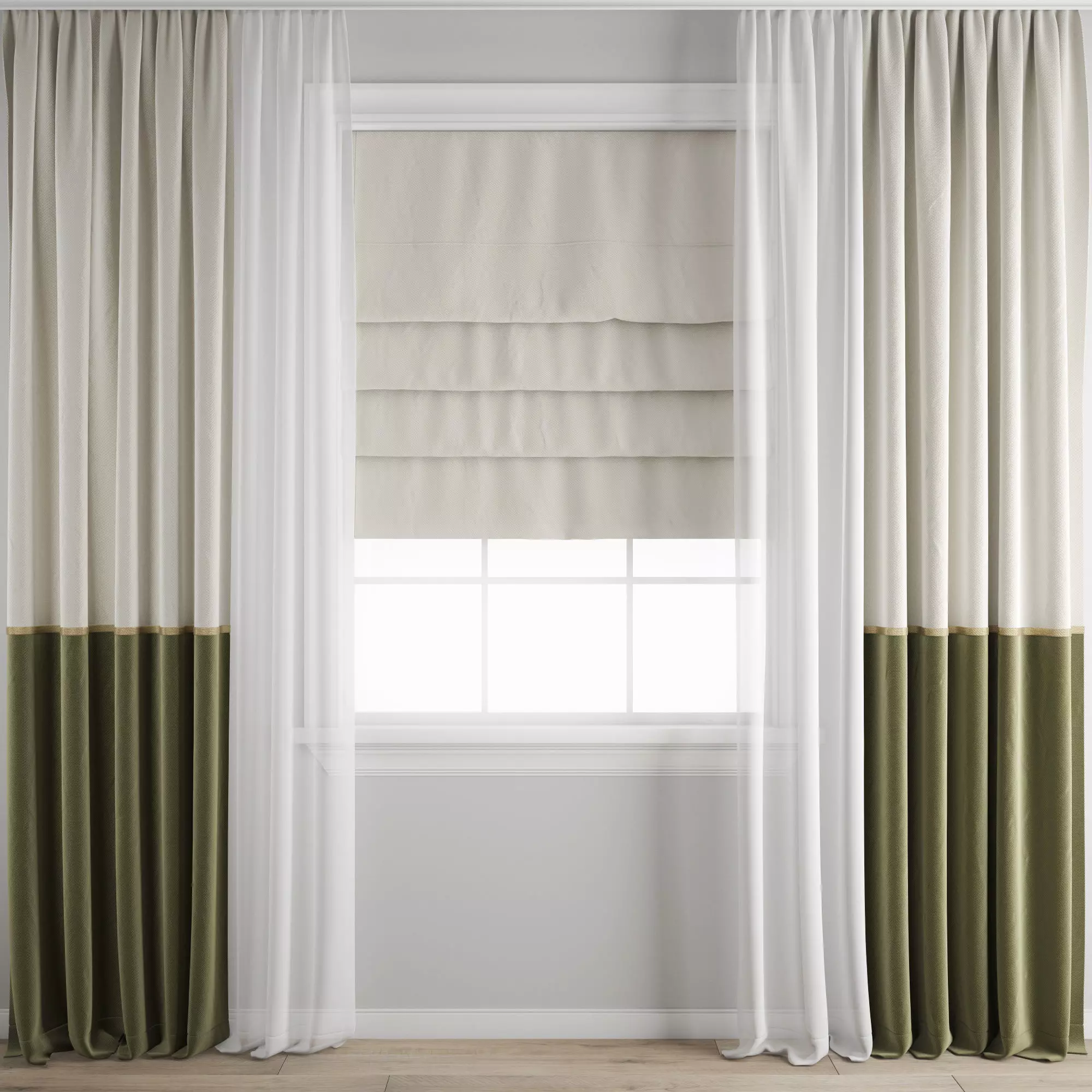 Curtain 263 3D model_0