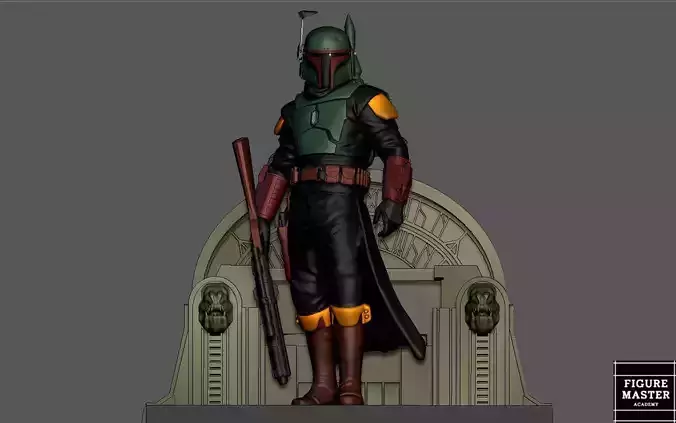 BOBA FETT BOOK OF BOBA FETT DISNEY STATUE