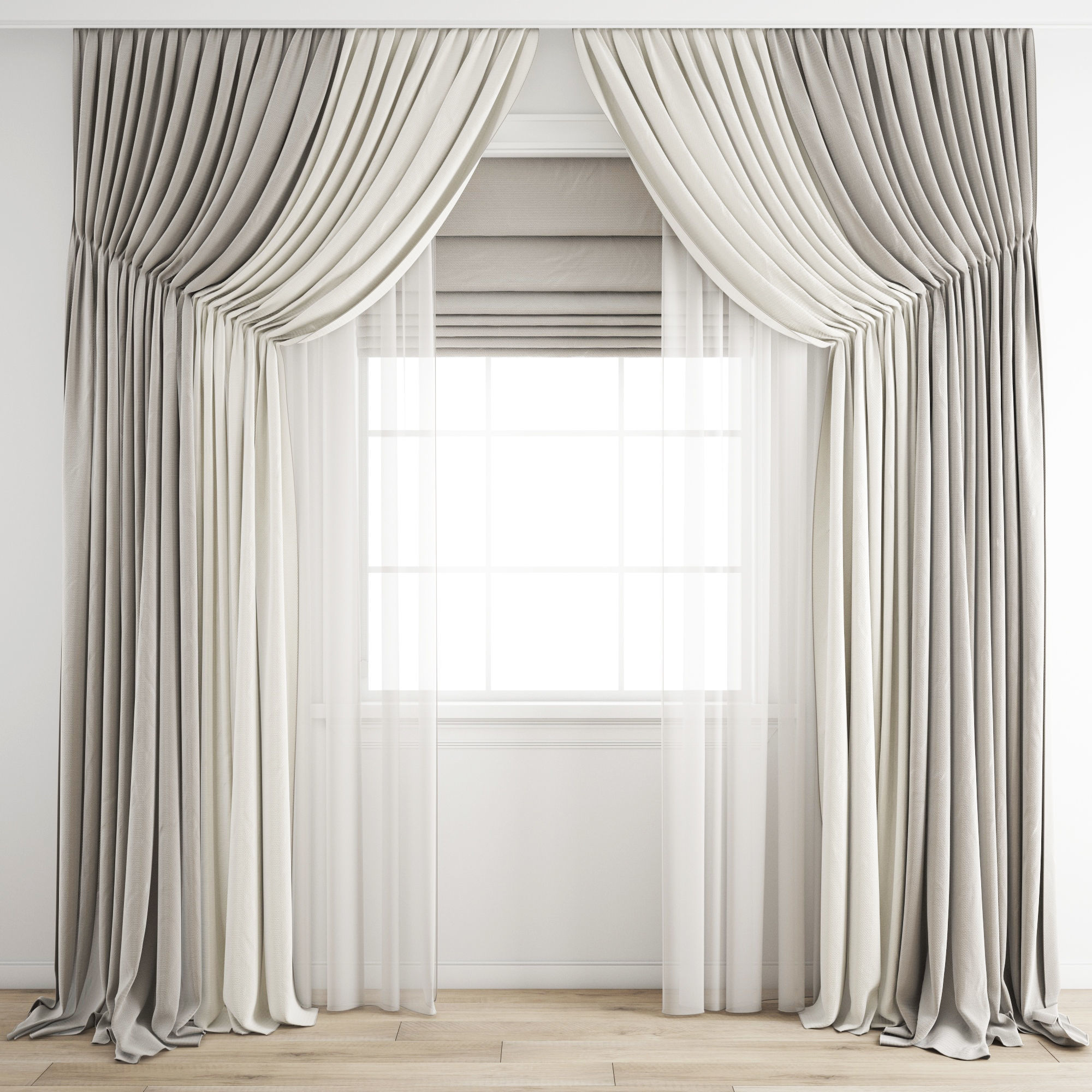 Curtain 265 3D model_7