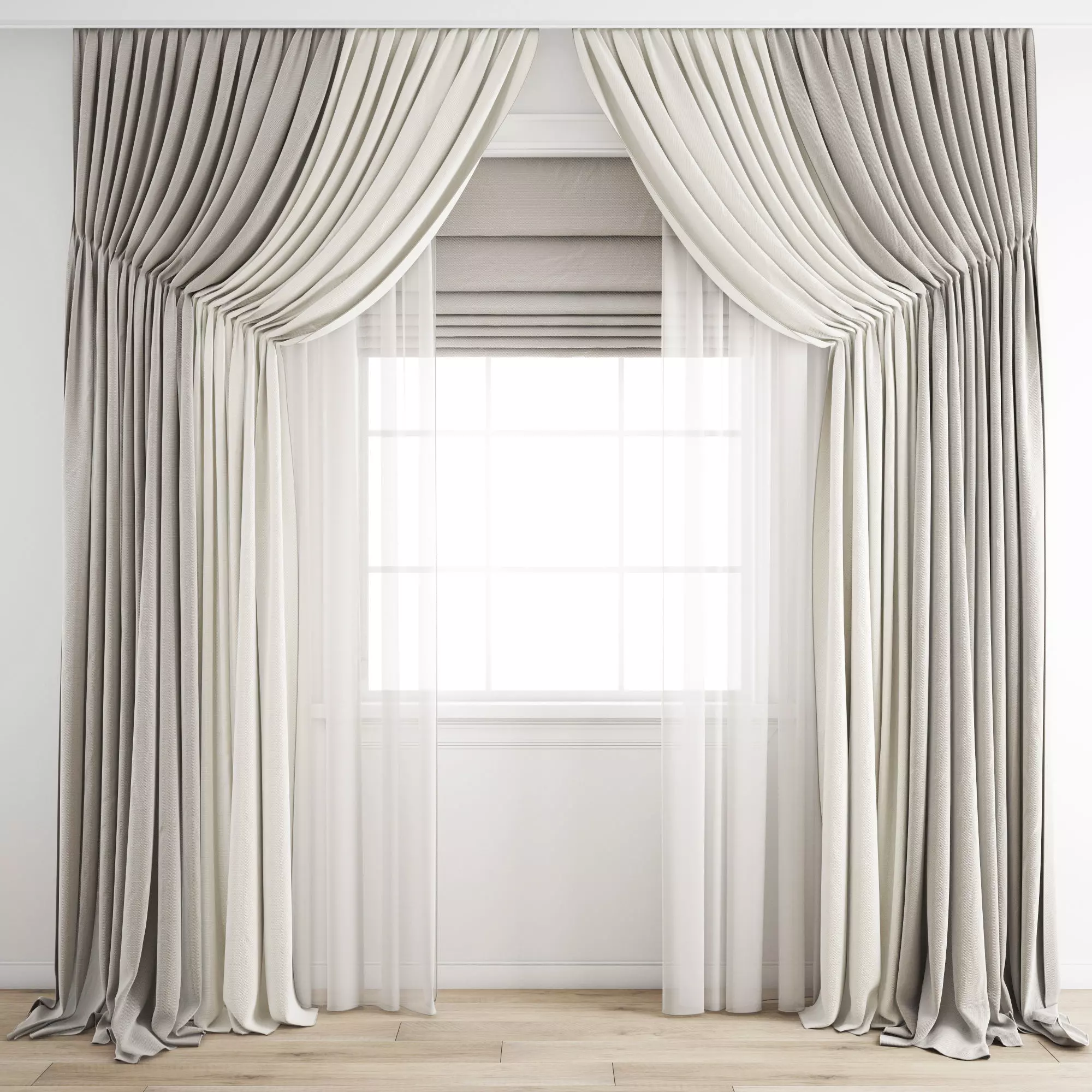Curtain 265 3D model_0
