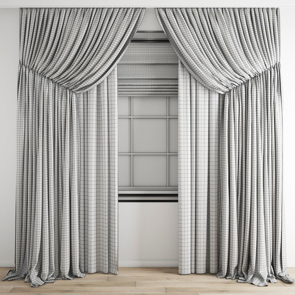 Curtain 265 3D model_4