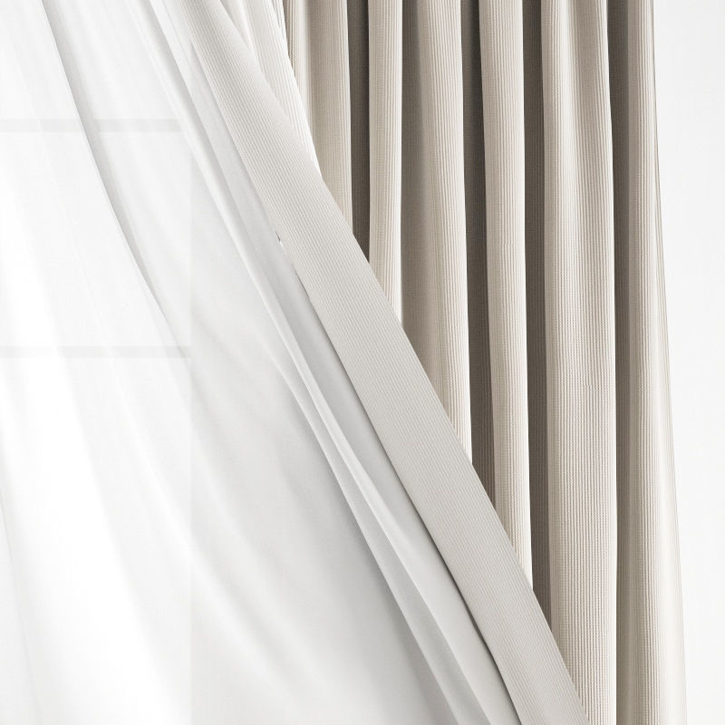 Curtain 266 Wind blowing effect 1 3D model_6