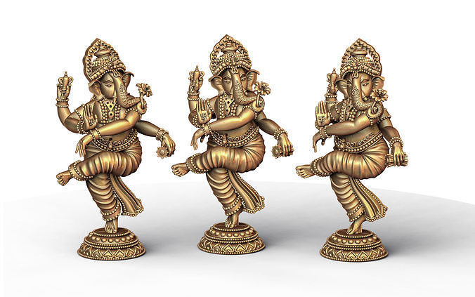 Ganesh Ji Lotus 3D  Model 13 3D print model