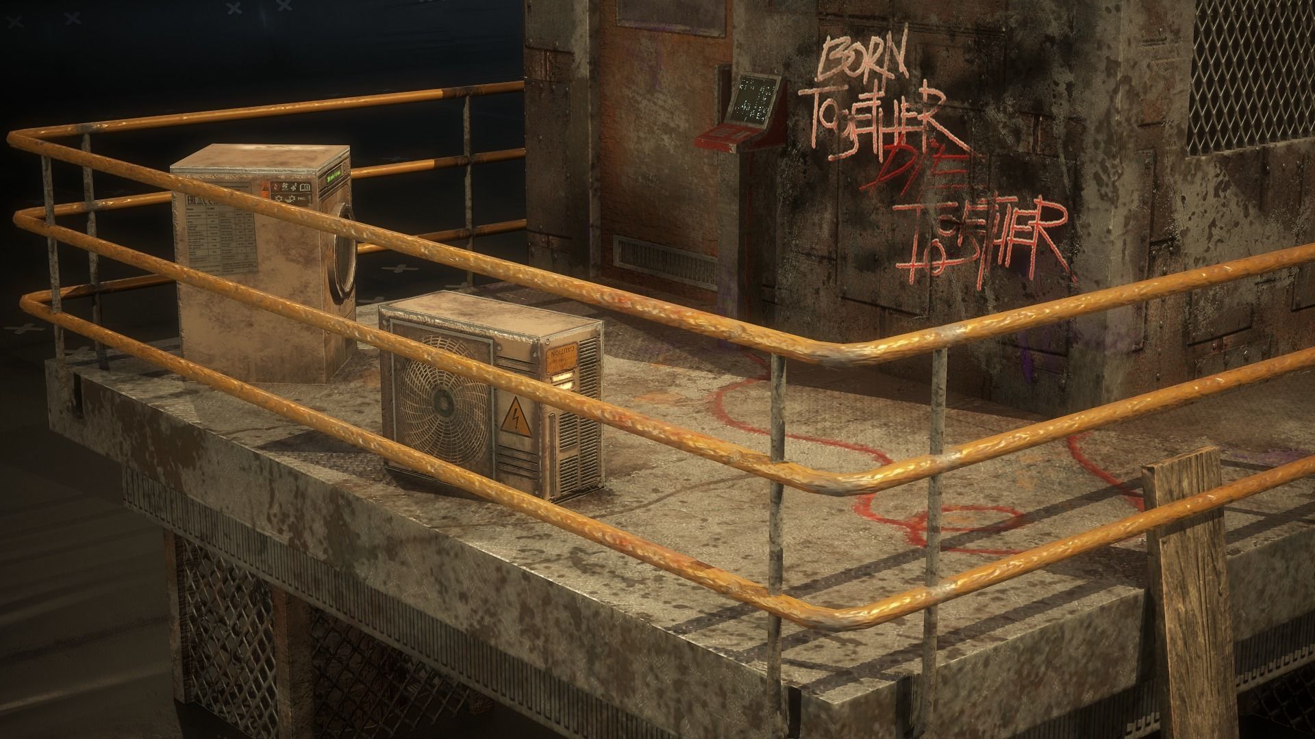 Container Shack Free low-poly 3D model_15