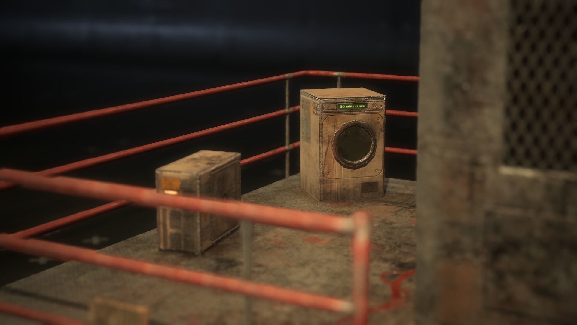 Container Shack Free low-poly 3D model_20