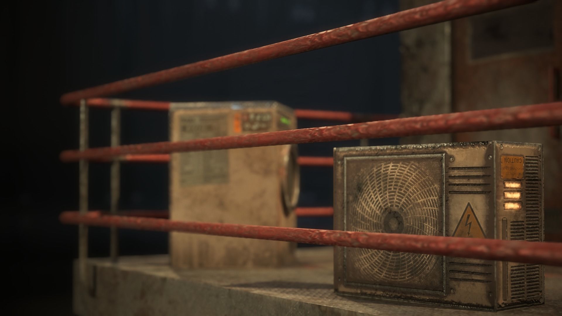 Container Shack Free low-poly 3D model_19