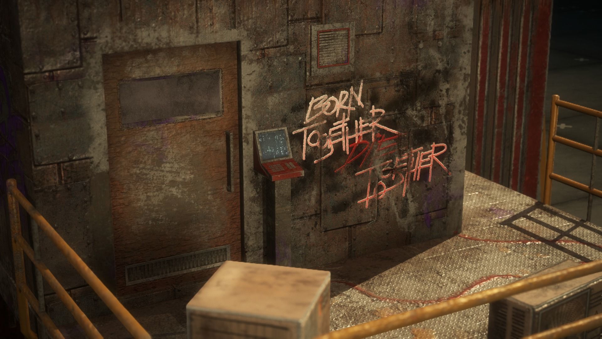 Container Shack Free low-poly 3D model_22