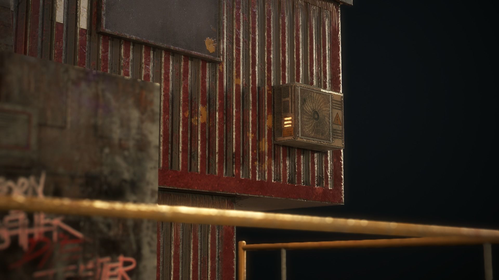 Container Shack Free low-poly 3D model_24