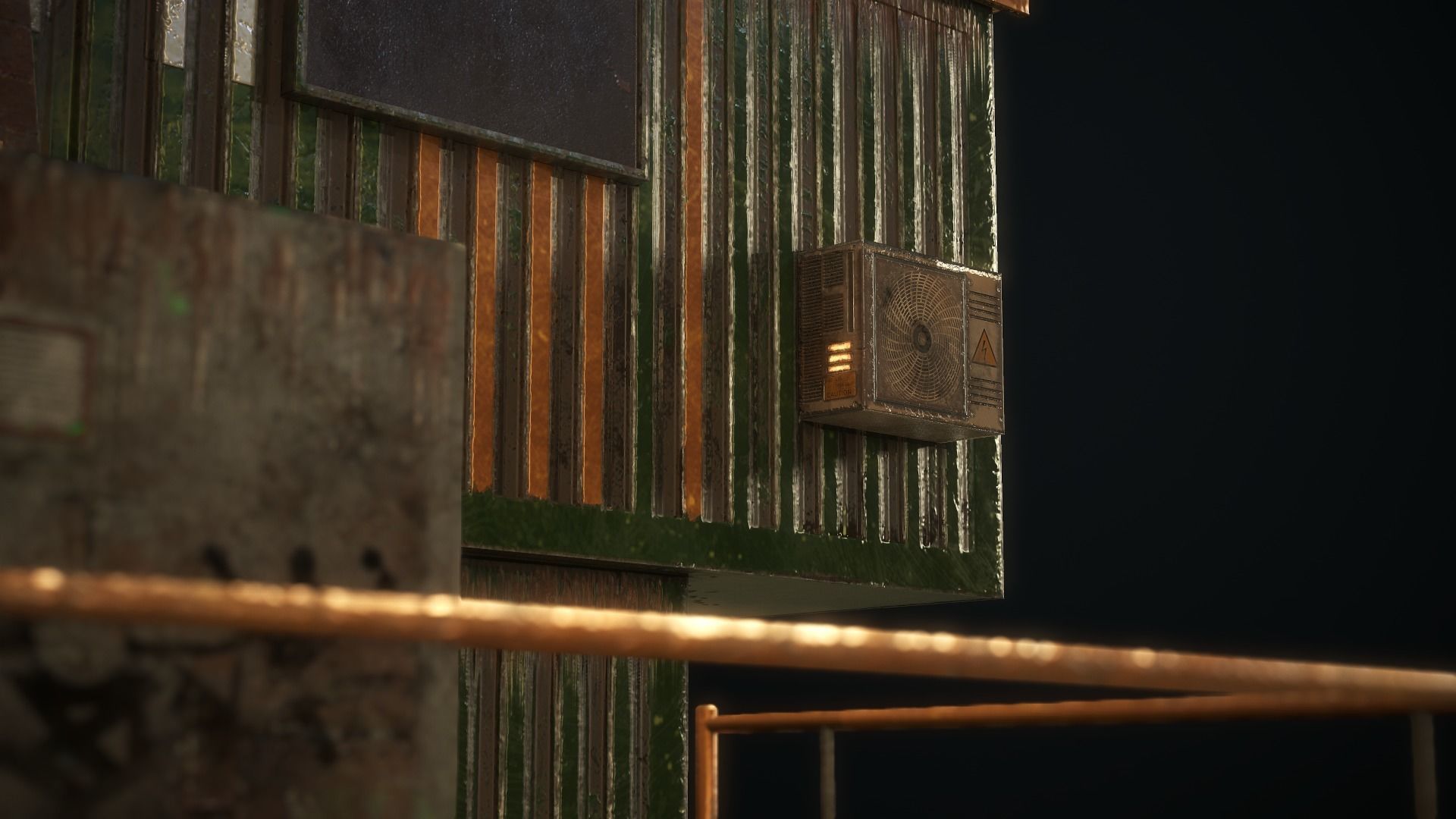 Container Shack Free low-poly 3D model_25