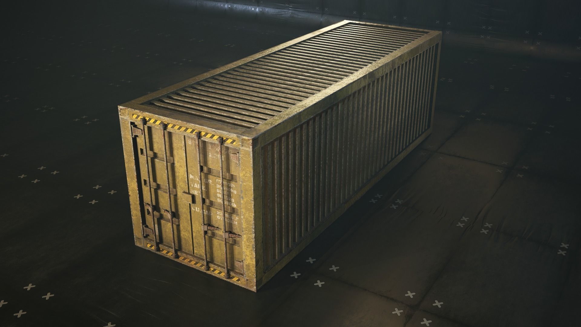 Container Kargo Model Cargo Containers Collection free VR / AR / low-poly 3D model | CGTrader