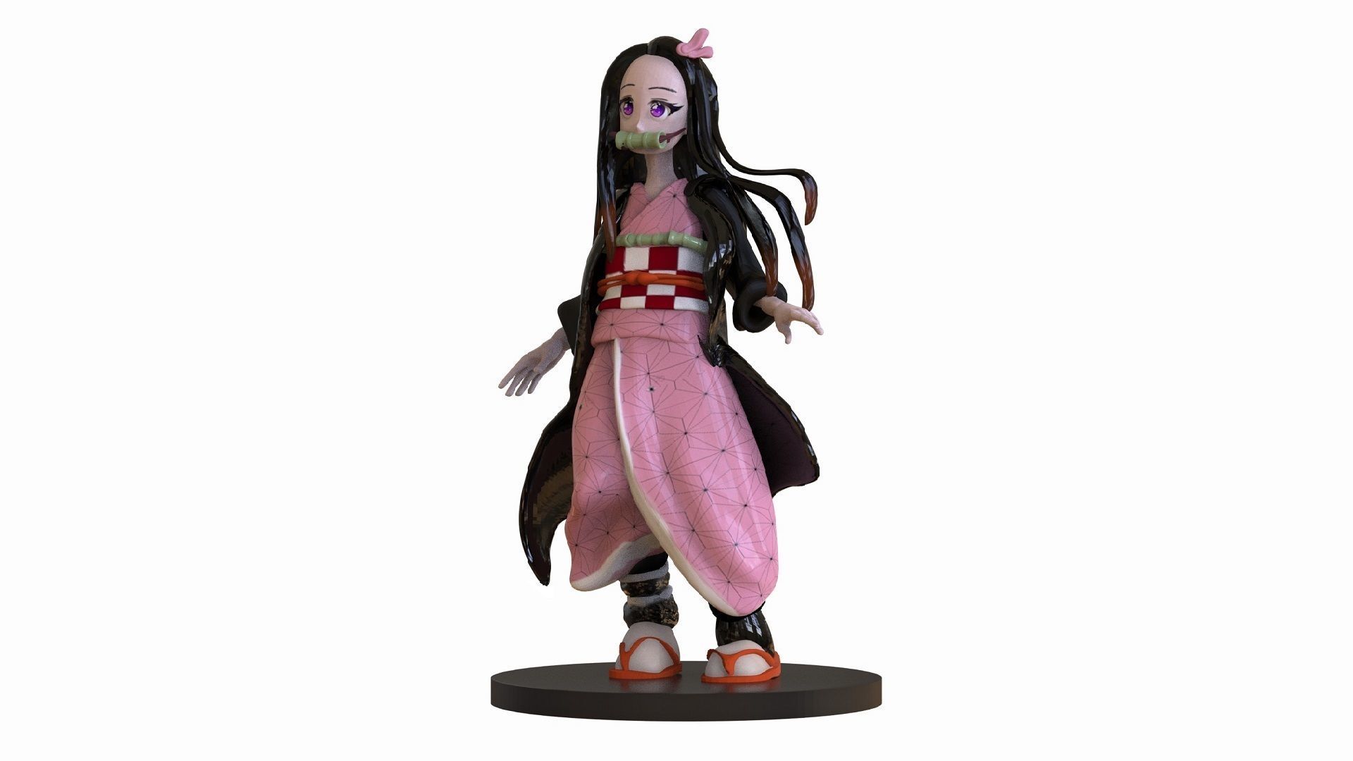 Nezuko Kamado 3D print model_3