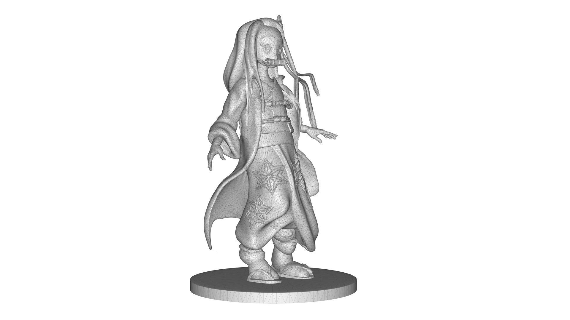 Nezuko Kamado 3D print model_6