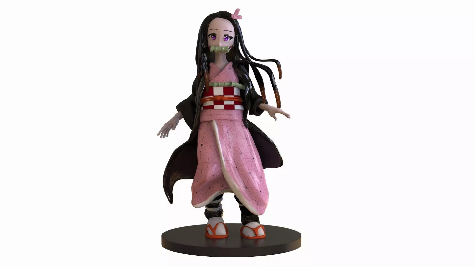 Nezuko Kamado 3D print model_0