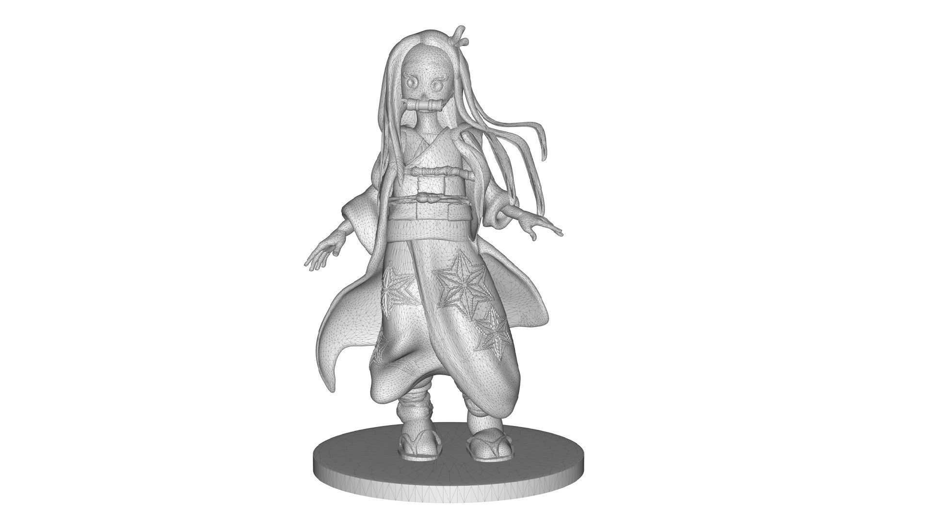 Nezuko Kamado 3D print model_5