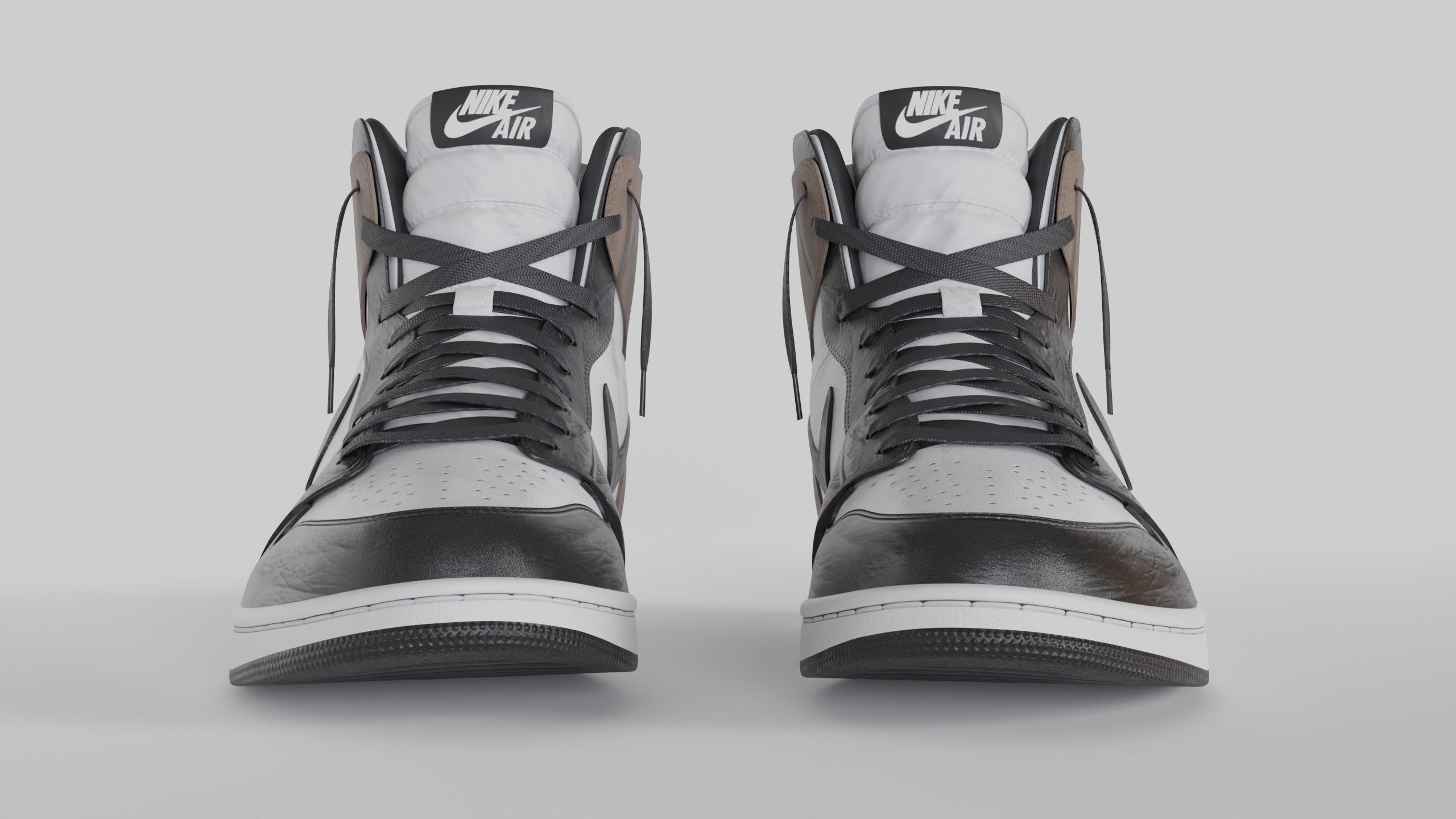 Jordan 1 High OG Mocha  Low-poly 3D model_20