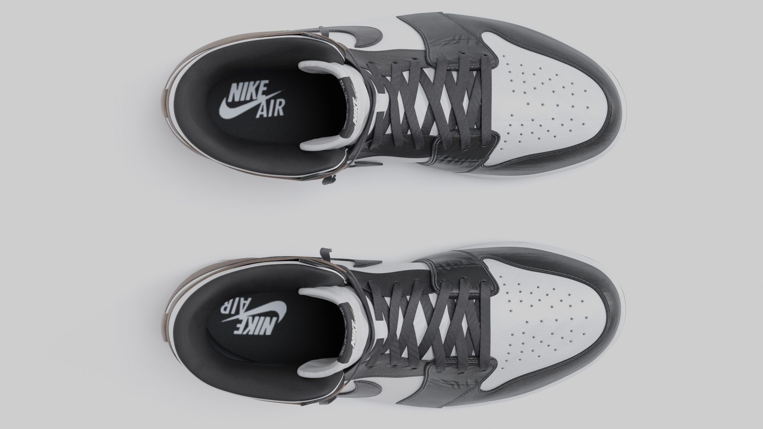 Jordan 1 High OG Mocha  Low-poly 3D model_14