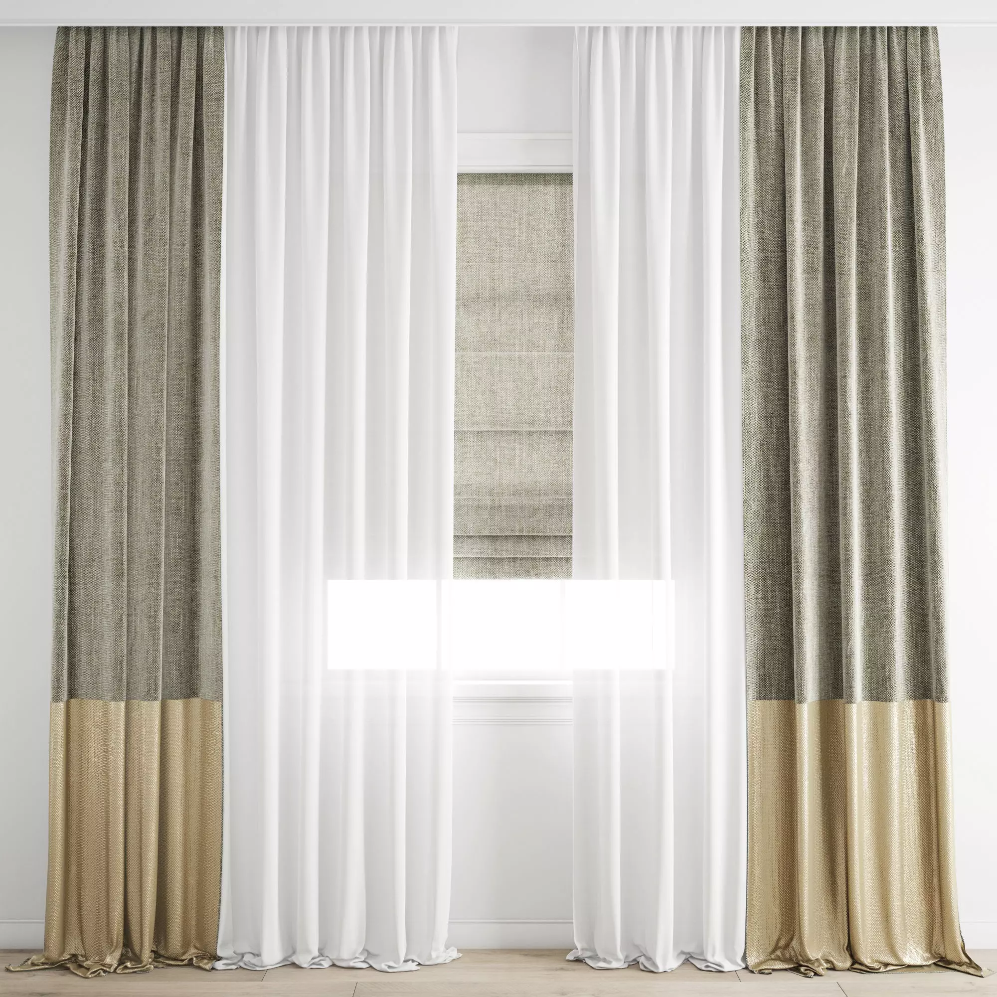 Curtain 274 3D model_0