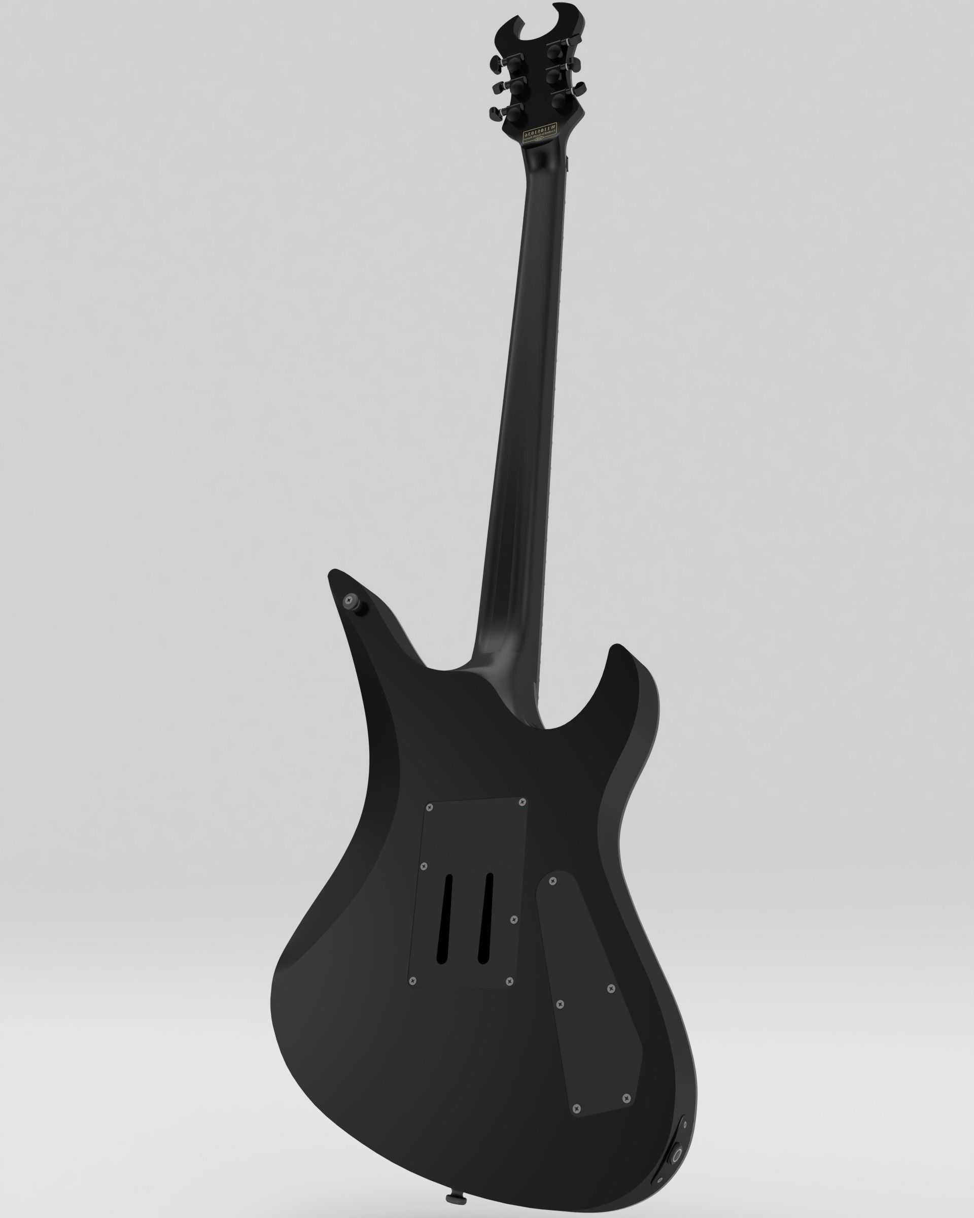 Electric Guitar Schecter Synyster Custom 3D model_1