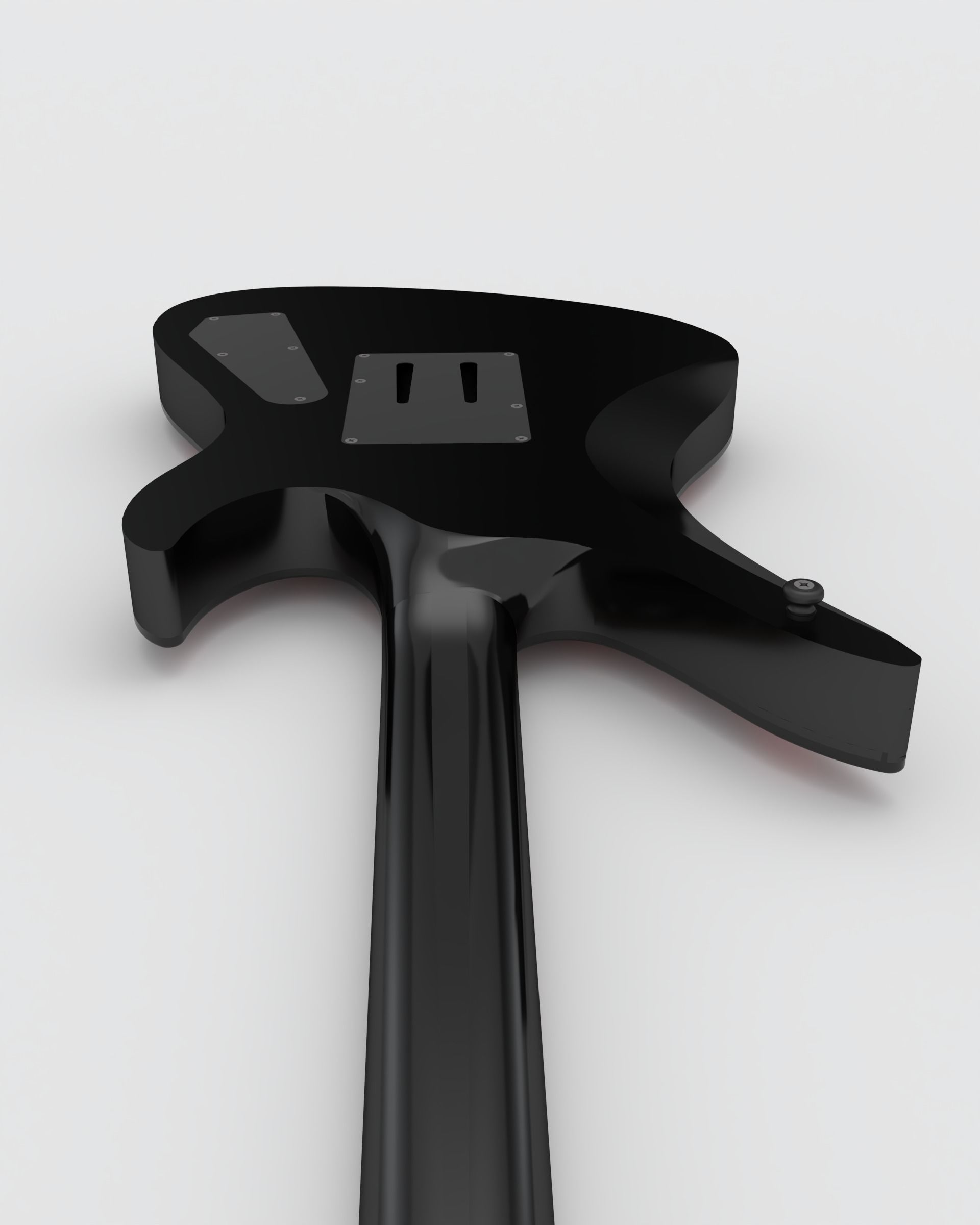 Electric Guitar Schecter Synyster Custom 3D model_4