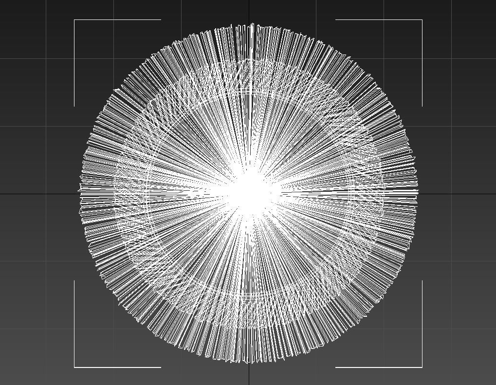 Round sticks mirror 3D model_10