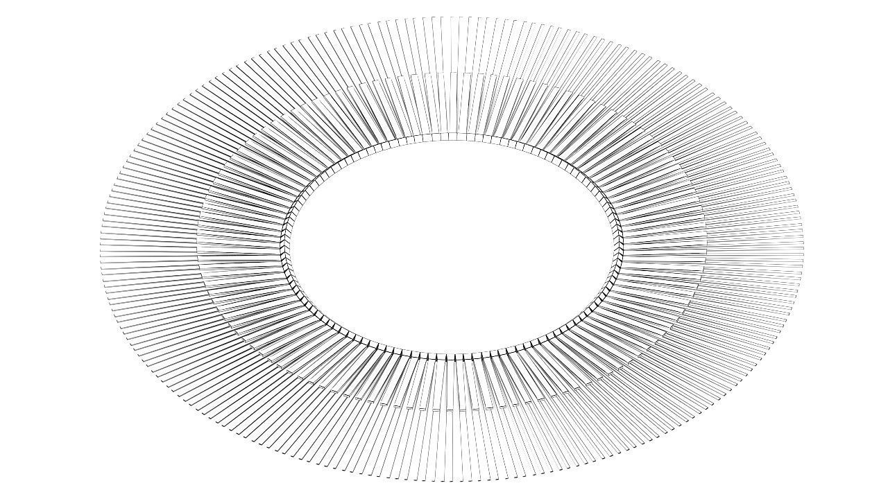 Round sticks mirror 3D model_8