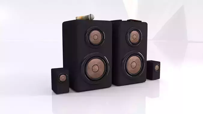 3D Sound pack - speakers mic cassettes