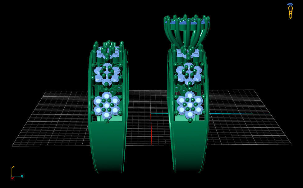 engagement Solitaire ring gold silver 3D print model_8