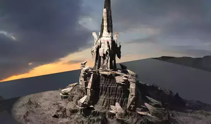 Mars Gods Mountain base 1