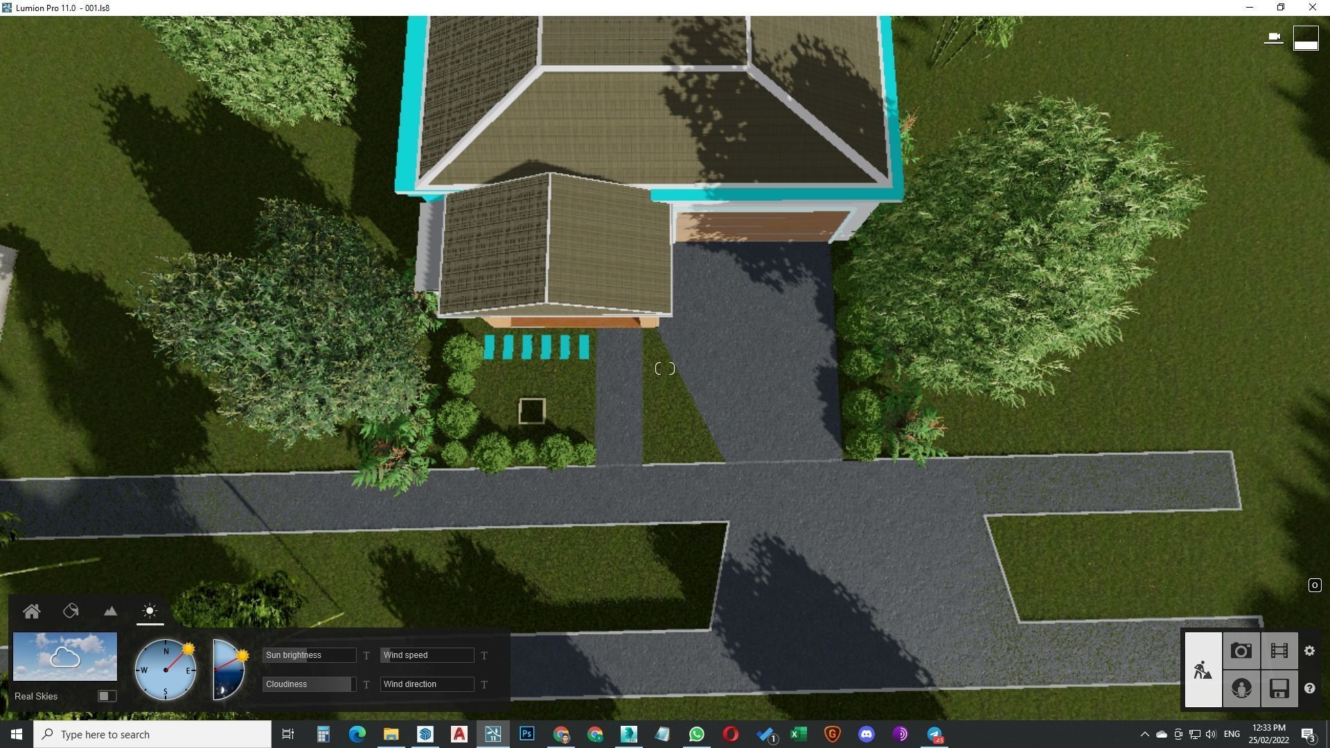 Single Story traditional house model 3D model_18