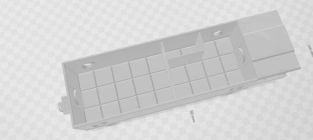 Passenger Train 3D model_2