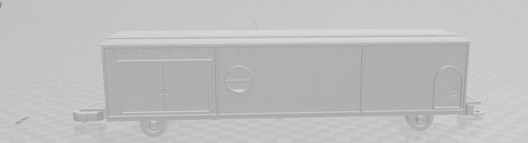 Passenger Train 3D model_3