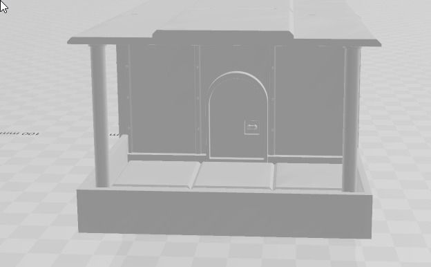 Passenger Train 3D model_1