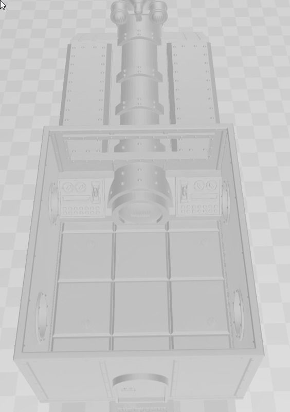 Passenger Train 3D model_13