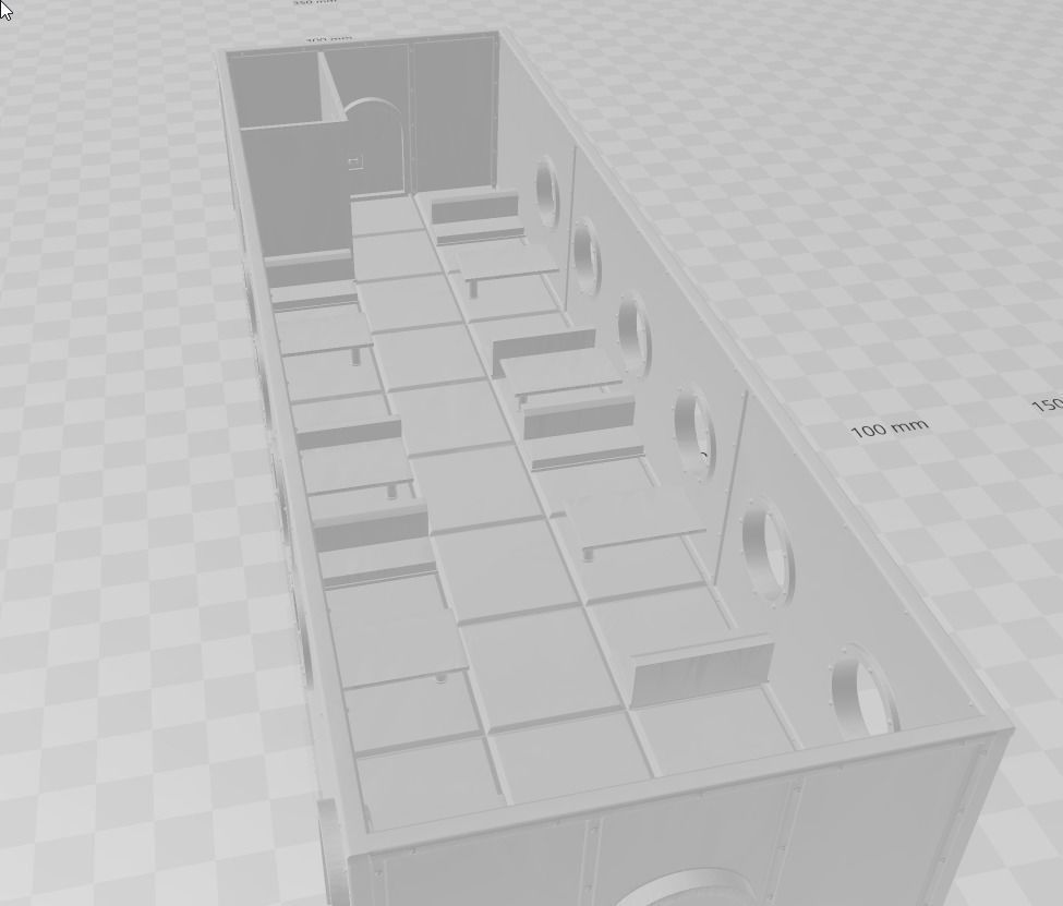 Passenger Train 3D model_10