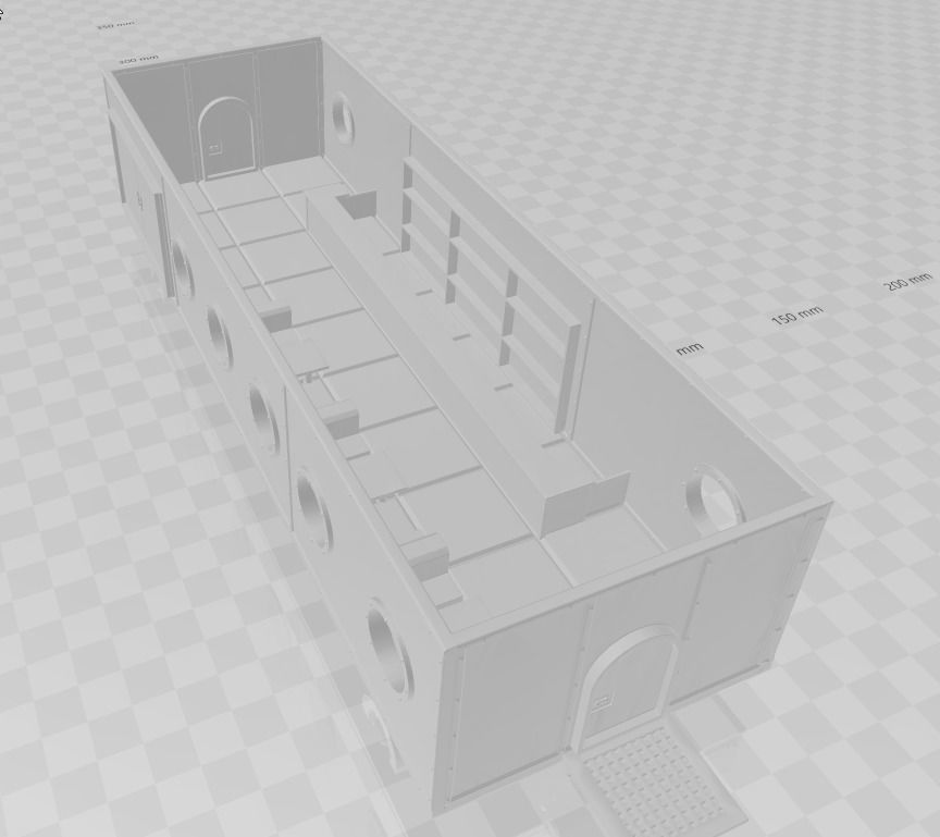 Passenger Train 3D model_6