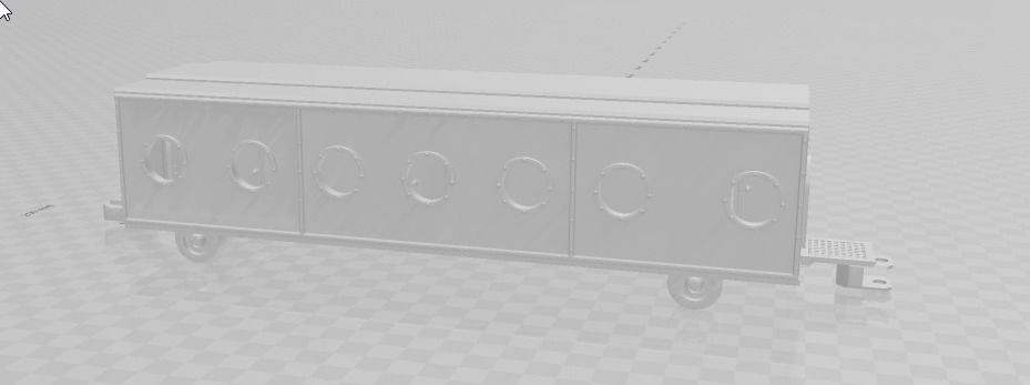 Passenger Train 3D model_19