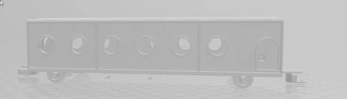 Passenger Train 3D model_17