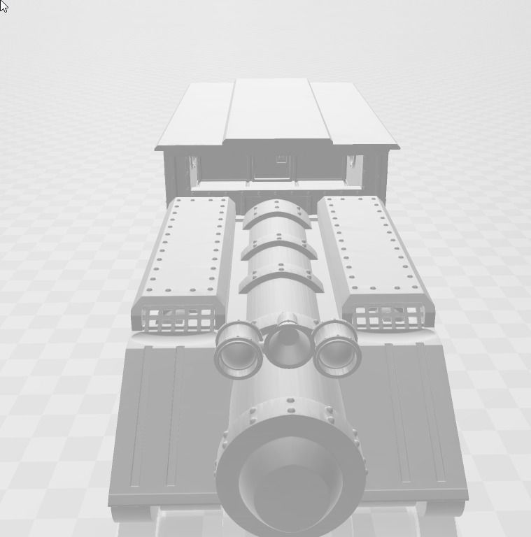 Passenger Train 3D model_12