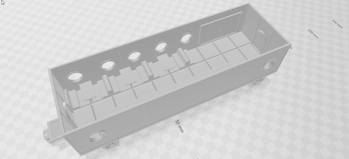 Passenger Train 3D model_7