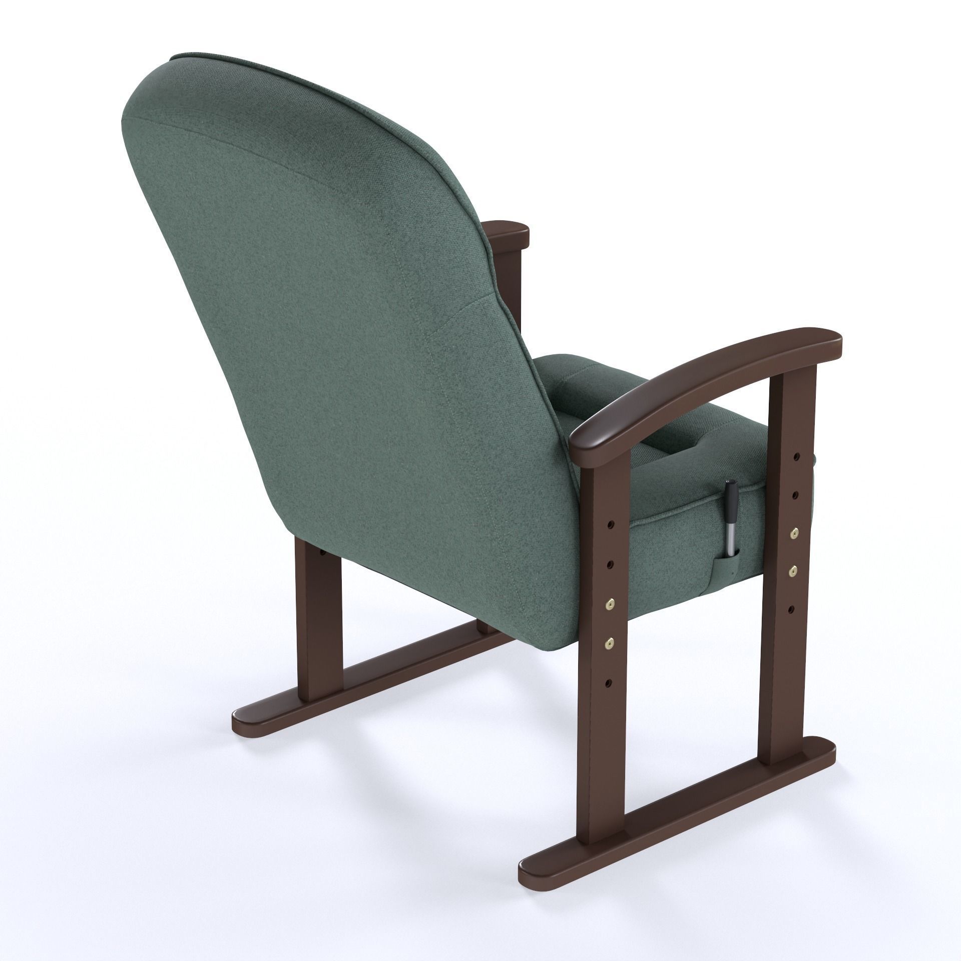 Japanese Recliner Chair 3D Model for Architectural Visualization 3D model_2